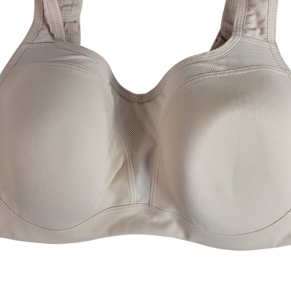 Wacoal Lindsey Contour Underwire Sports Bra Tan 38C Full Cover Seamless 853209 - Picture 3 of 10
